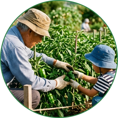 農園管理人 勝じい